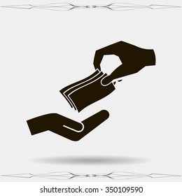money cash vector icon