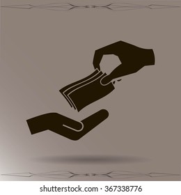 money cash vector icon