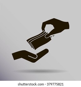 money cash vector icon