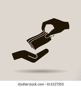 money cash vector icon