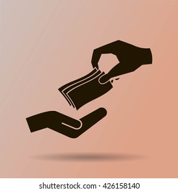 money cash vector icon