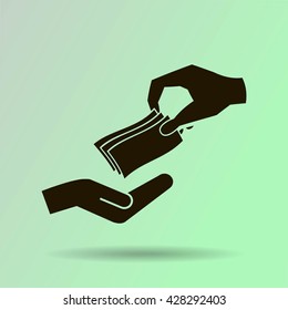 money cash vector icon