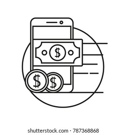 Money and cellphone