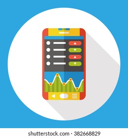money cellphone flat icon