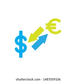 Money Changer Logo Template Design Vector