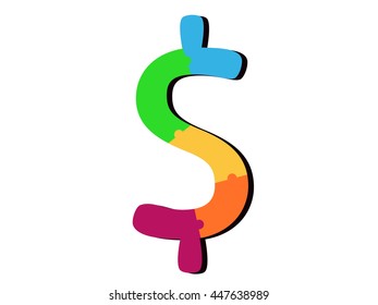money chart design