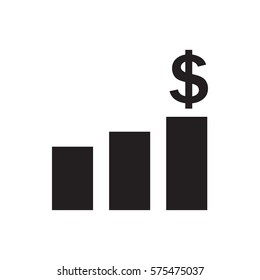 money chart icon.
