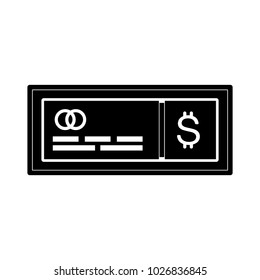 Money check isolated