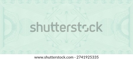 Money and cheque voucher guilloche pattern vector watermark background. Delicate and secure bg of currency or voucher texture. Banknote mockup, diploma certificate, document security