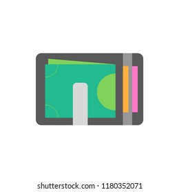 Money clip vector icon