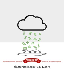 money cloud icon