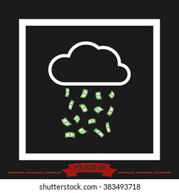 money cloud icon