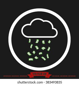 money cloud icon