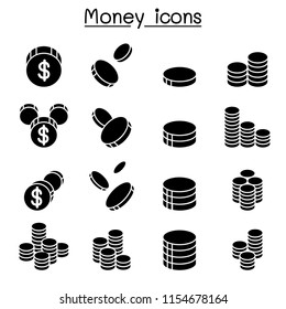 Money & Coin icon set 