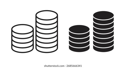 Icono de moneda de dinero símbolo de Vector simple
