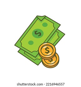 Vector de iconos de moneda