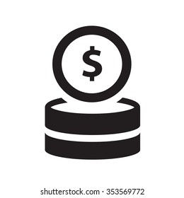  money coin icon - Vector