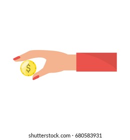Money coin isolated
