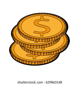 money coins icon image 