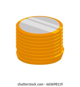 Money coins isolated
