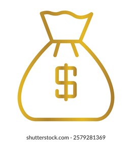 Money 
Color gradient illustration vector icon which can easily modify or edit 