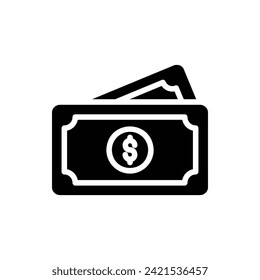Ilustración con el logotipo de Money, Commerce Flat Icon Juego de iconos de comercio. Adecuado Para Diseño Web, Logotipo, Aplicación.