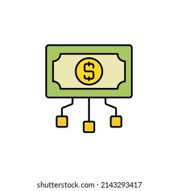 money, commotion line icon. Elements of finance illustration icon. Premium quality graphic design icon. Can be used for web, logo, mobile app, UI, UX