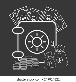 money concept design, vector illustration eps10 graphic 