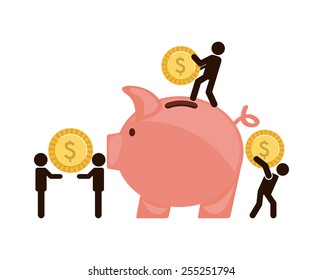 money concept design, vector illustration eps10 graphic 