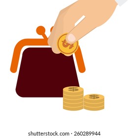 money concept design, vector illustration eps10 graphic 