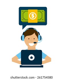money concept design, vector illustration eps10 graphic 
