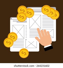 money concept design, vector illustration eps10 graphic 