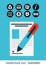 money concept design, vector illustration eps10 graphic 
