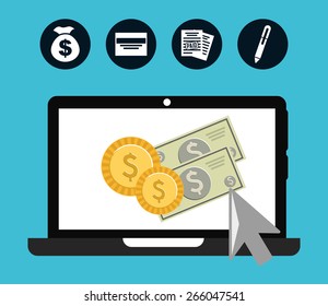 money concept design, vector illustration eps10 graphic 