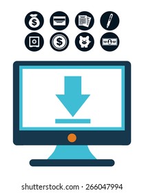 money concept design, vector illustration eps10 graphic 