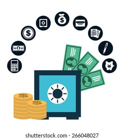 money concept design, vector illustration eps10 graphic 