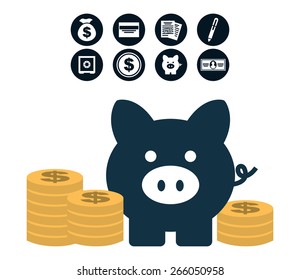 money concept design, vector illustration eps10 graphic 