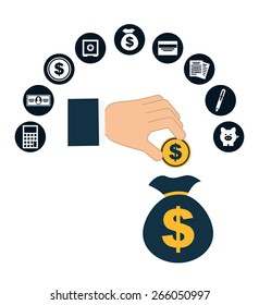 money concept design, vector illustration eps10 graphic 