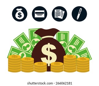 money concept design, vector illustration eps10 graphic 
