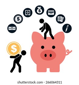 money concept design, vector illustration eps10 graphic 