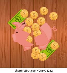 money concept design, vector illustration eps10 graphic 