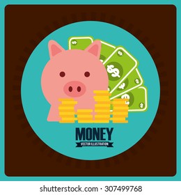 money concept design, vector illustration eps10 graphic 