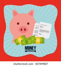 money concept design, vector illustration eps10 graphic 