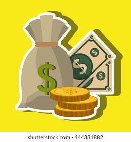 money concept design, vector illustration eps10 graphic 