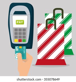 Money concept with financial icons design, vector illustration 10 eps graphic.