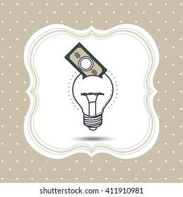 money concept flat design 