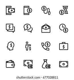 Money concept - Icon collection