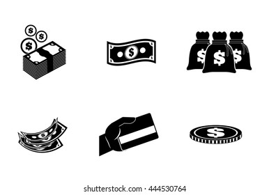 Money concept with icon design, vector illustration 10 eps graphic.