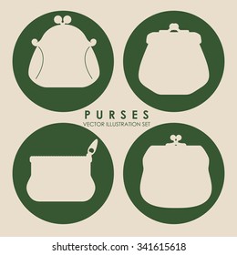 Money concept with investments icons design, vector illustration 10 eps graphic.