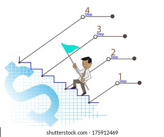 money concept on white background